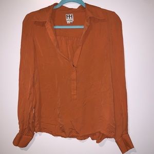 Haute Hippie Orange 🍊 Loose Blouse